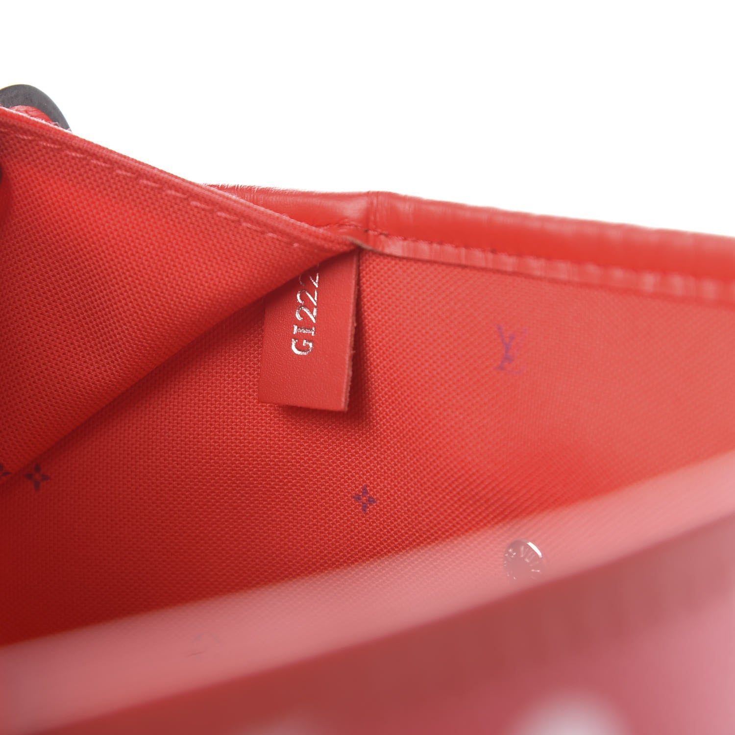 Louis Vuitton Monogram Escale Neverfull MM Rouge 9 of 10