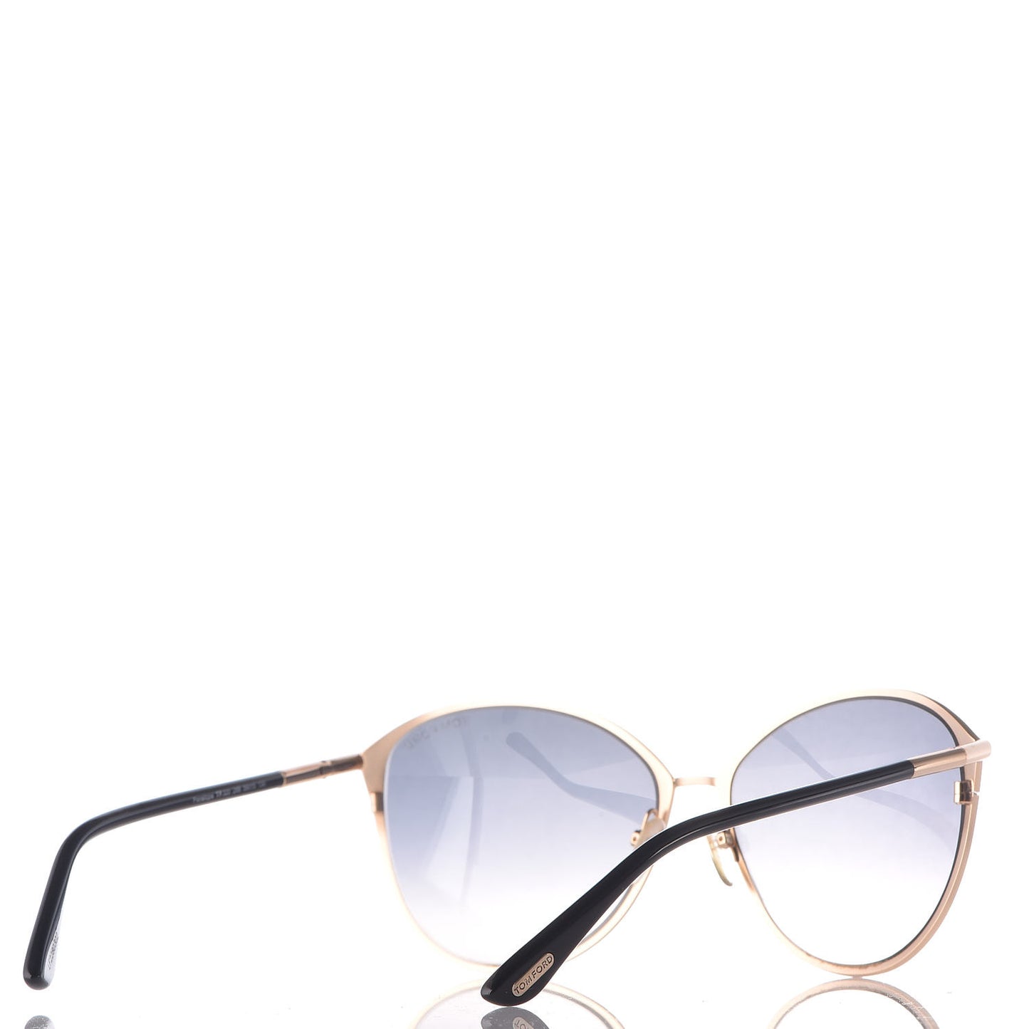 Penelope Vintage Round Sunglasses TF320 Black