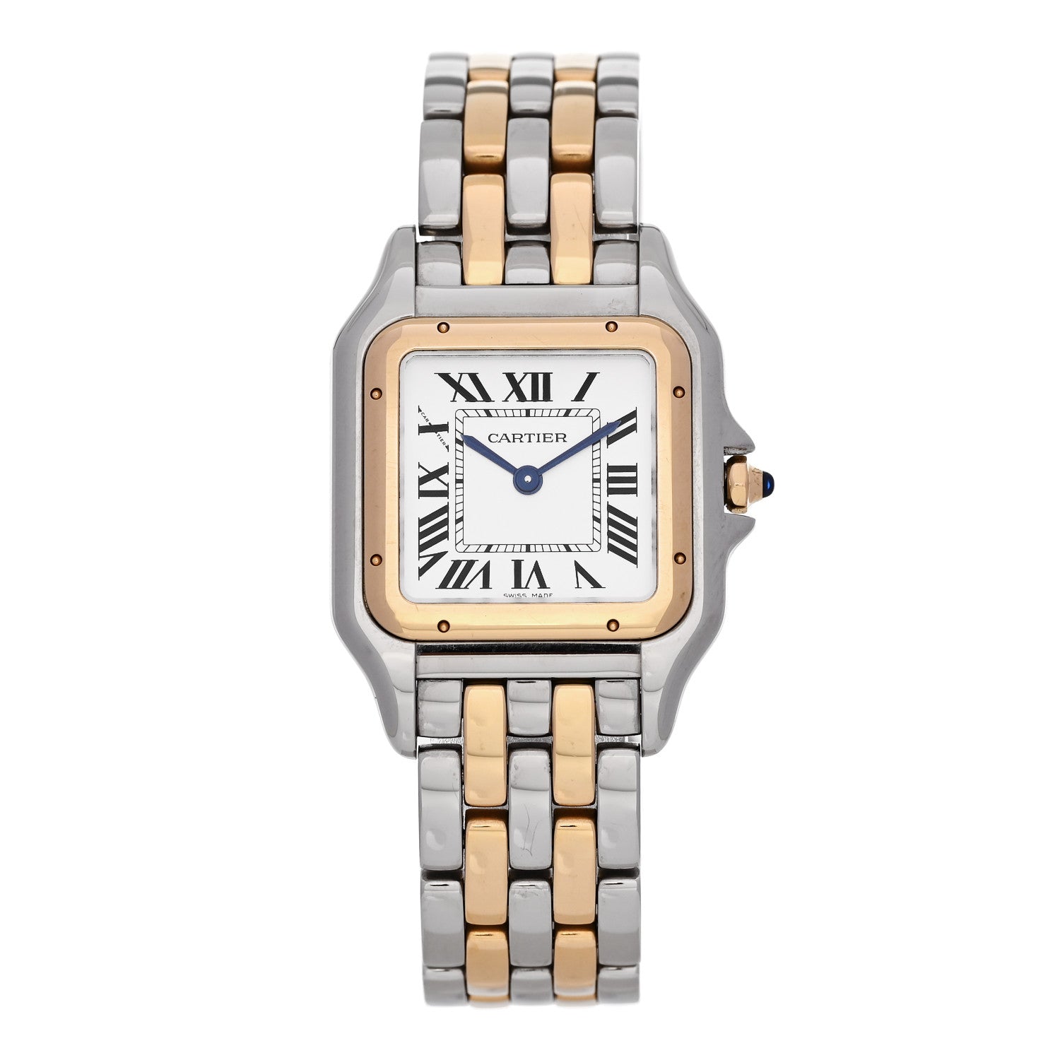 Cartier Stainless Steel 18K Yellow Gold 27mm Panthere Quartz Watch 1 of 5