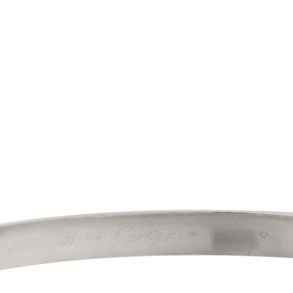 Cartier 18K White Gold LOVE Bracelet 21 6 of 6