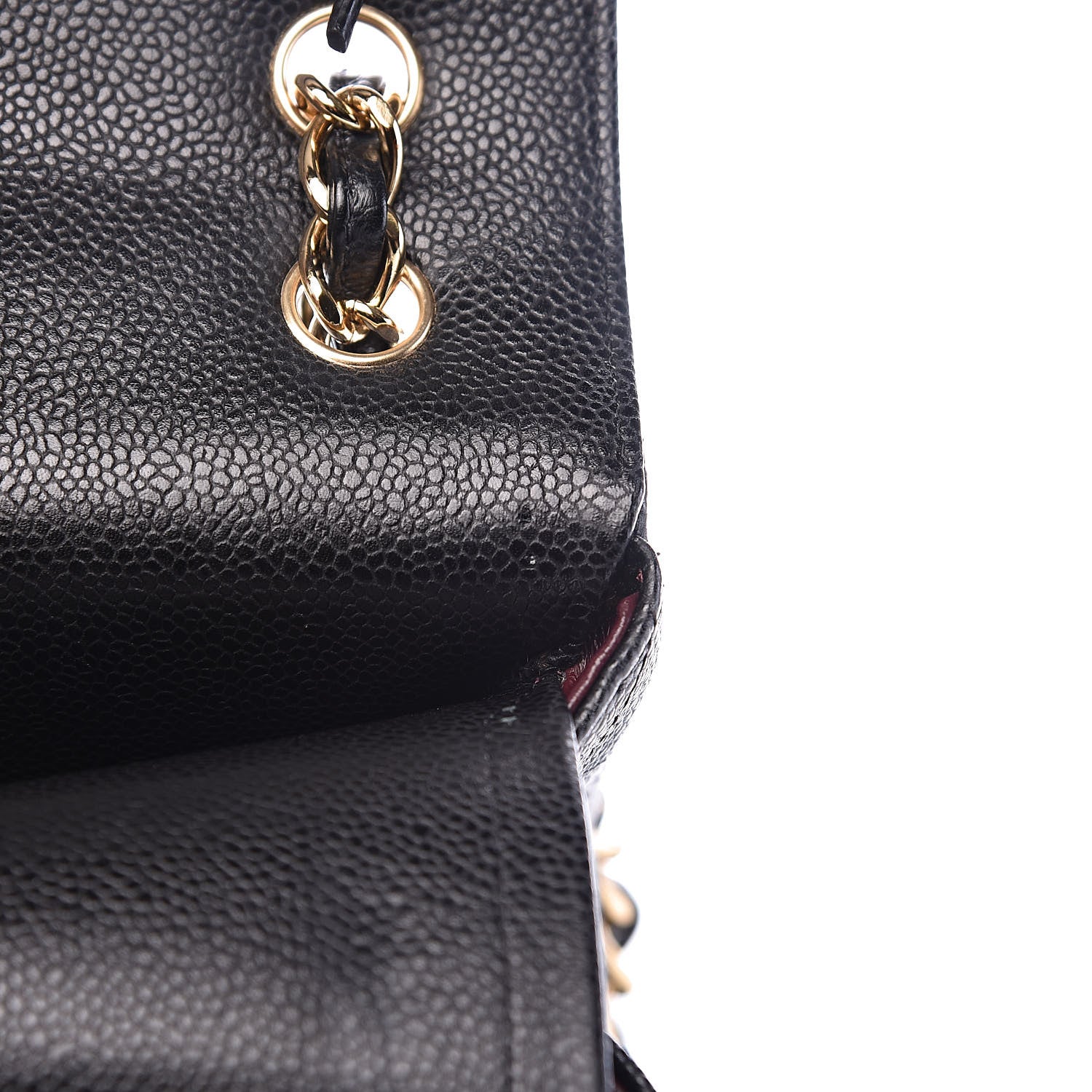 Chanel Caviar Quilted Jumbo Double Flap Black 11 of 14