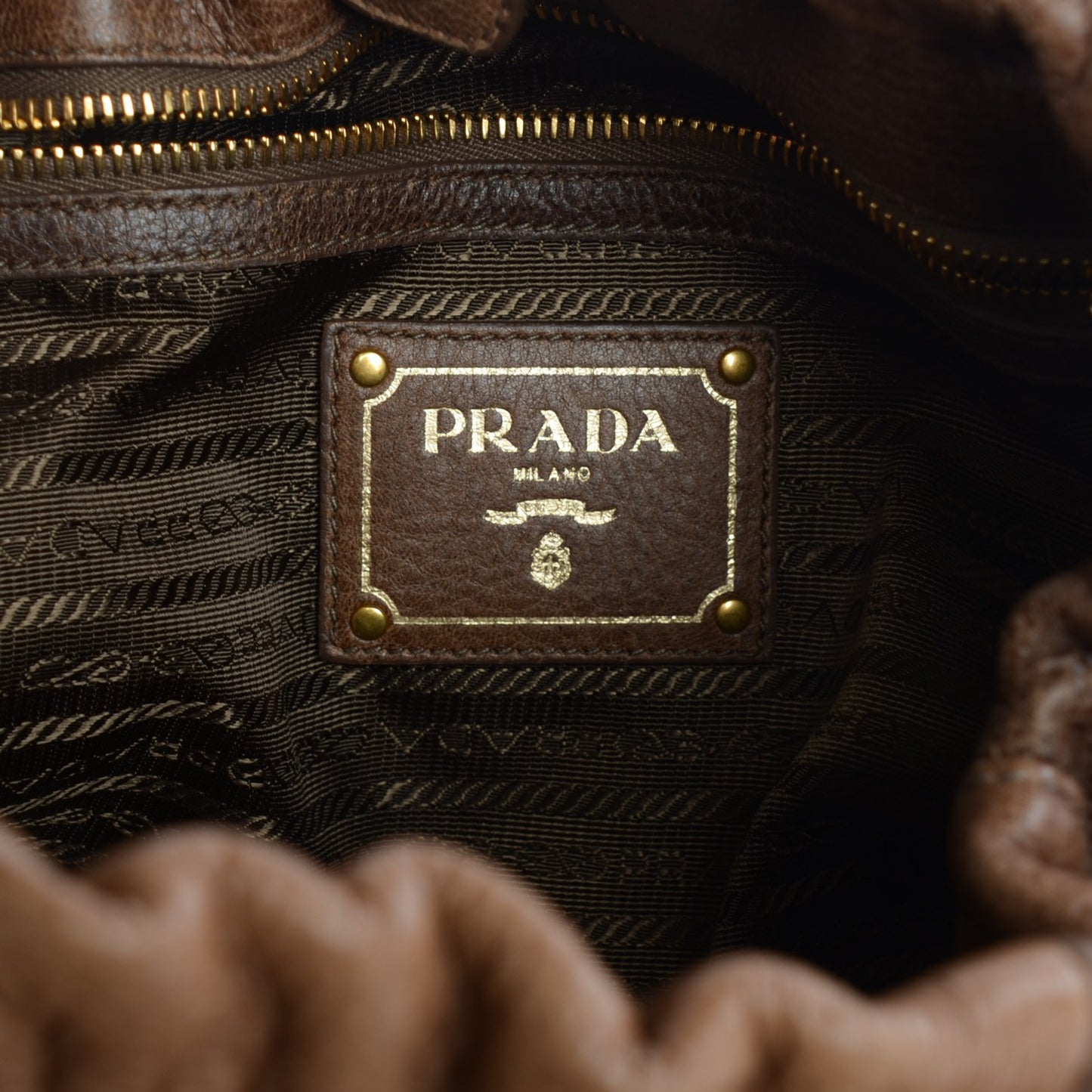 Cervo Antik Shoulder Bag Cammello Sfumato