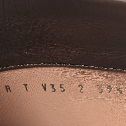 Valentino Garavani Suede Snake Maison Knee High 45mm Boots 39.5 Fondant 6 of 7