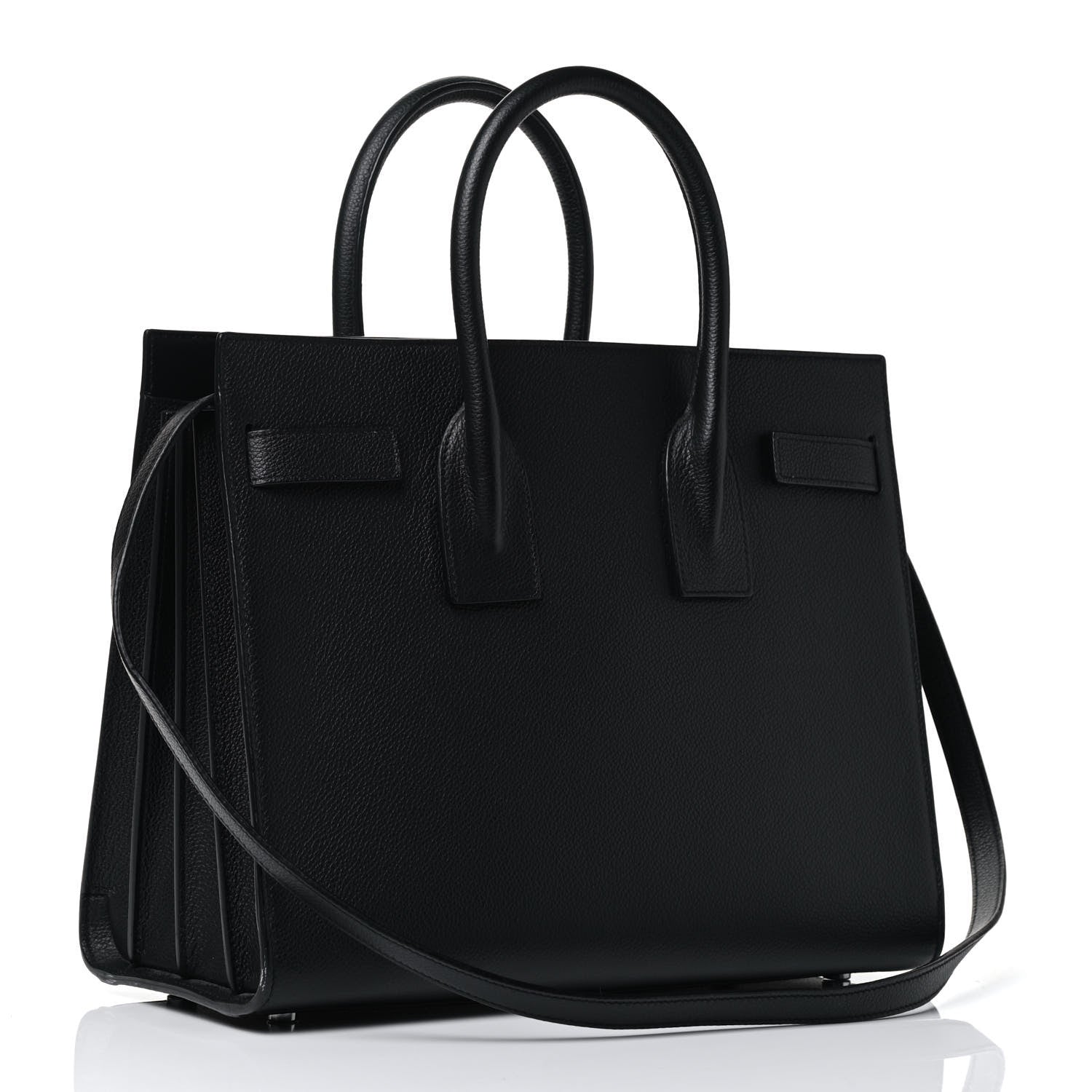 Saint Laurent Grained Calfskin Small Sac De Jour Black 2 of 4