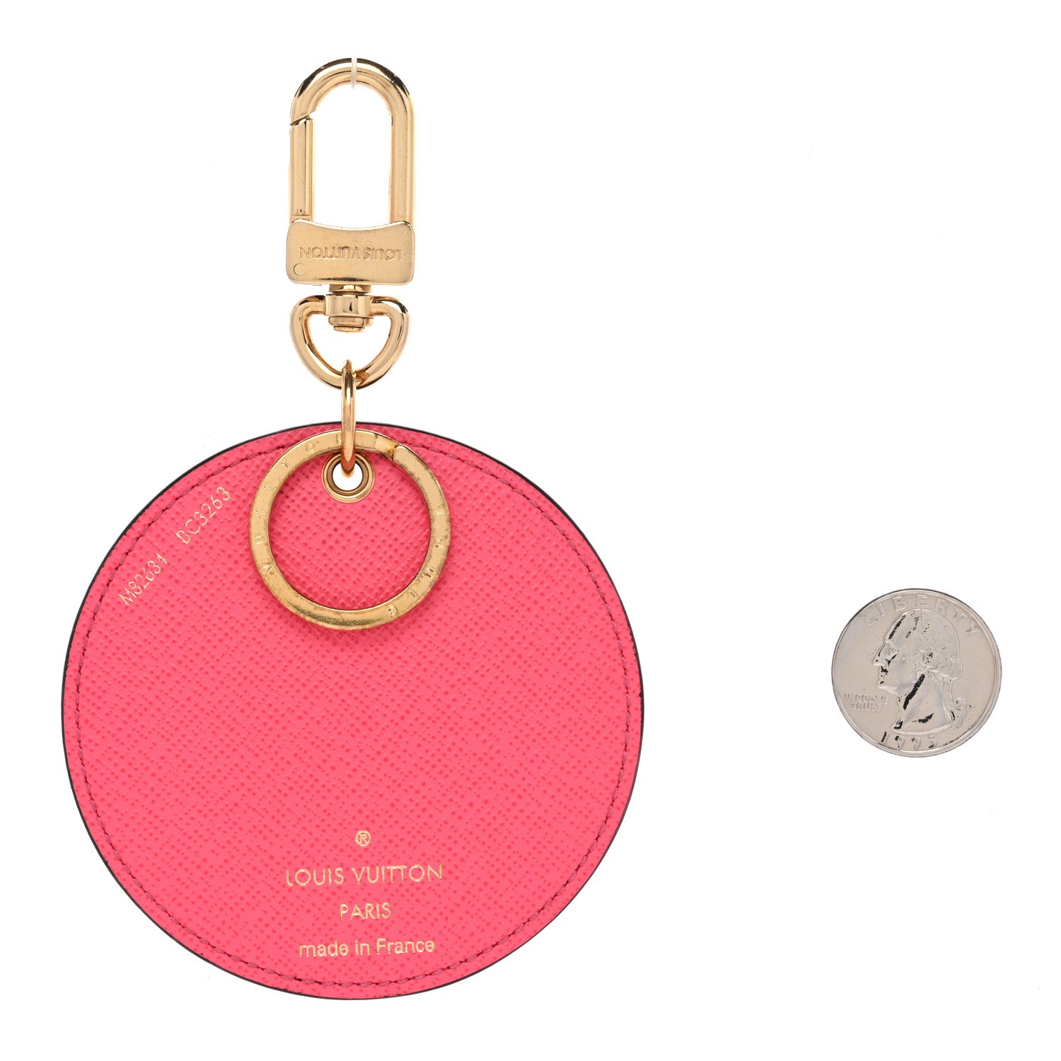 Louis Vuitton Monogram 2023 Christmas Animation Sailing Vivienne Bag Charm Key Ring Dragonfruit Pink 2 of 4