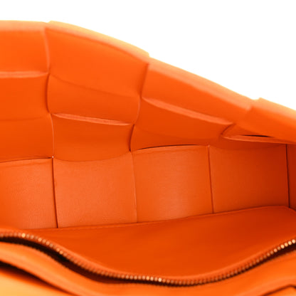 Bottega Veneta Nappa Maxi Intreccio Cassette Bag Tangerine 6 of 12