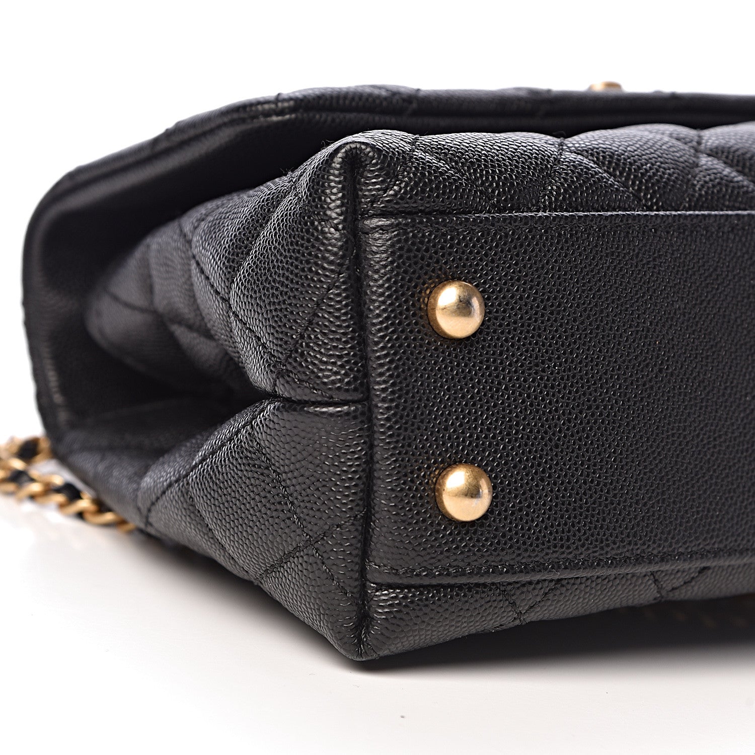 Chanel Caviar Quilted Mini Coco Handle Flap Black 10 of 11