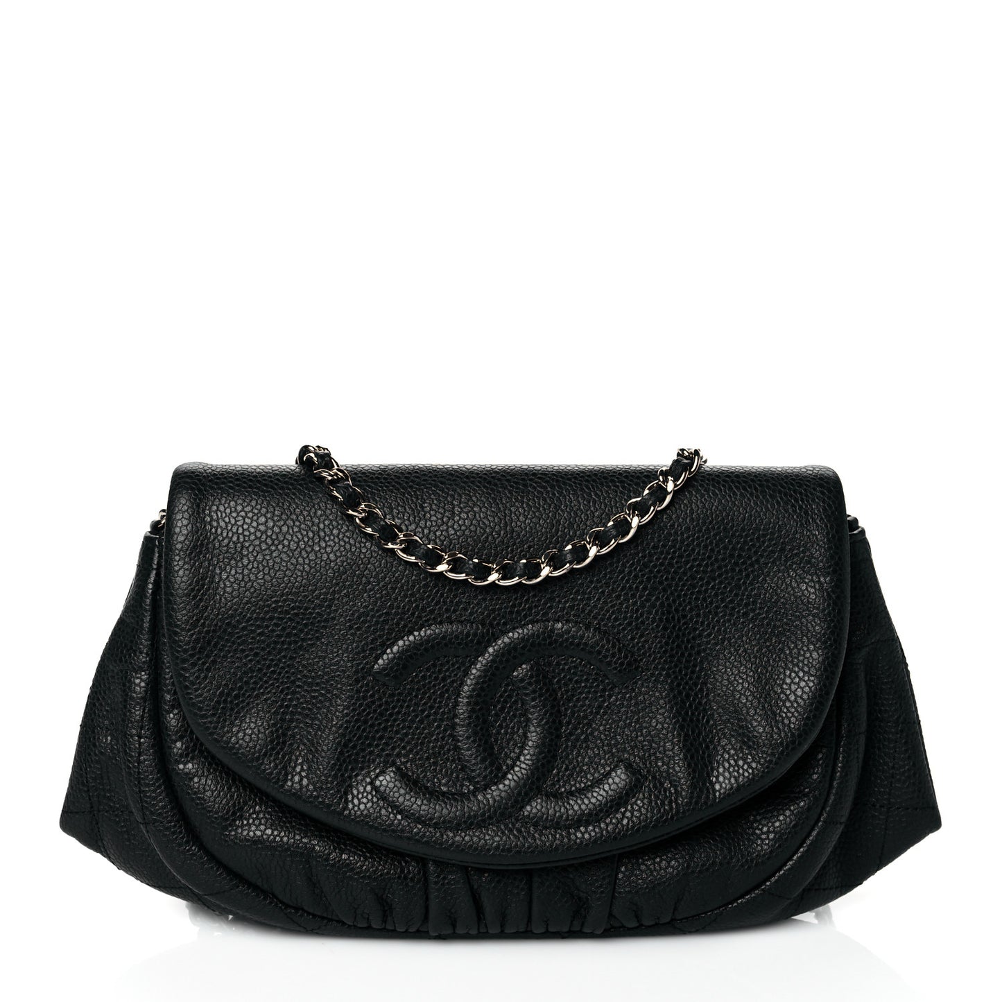 Caviar Half Moon Wallet On Chain WOC Black