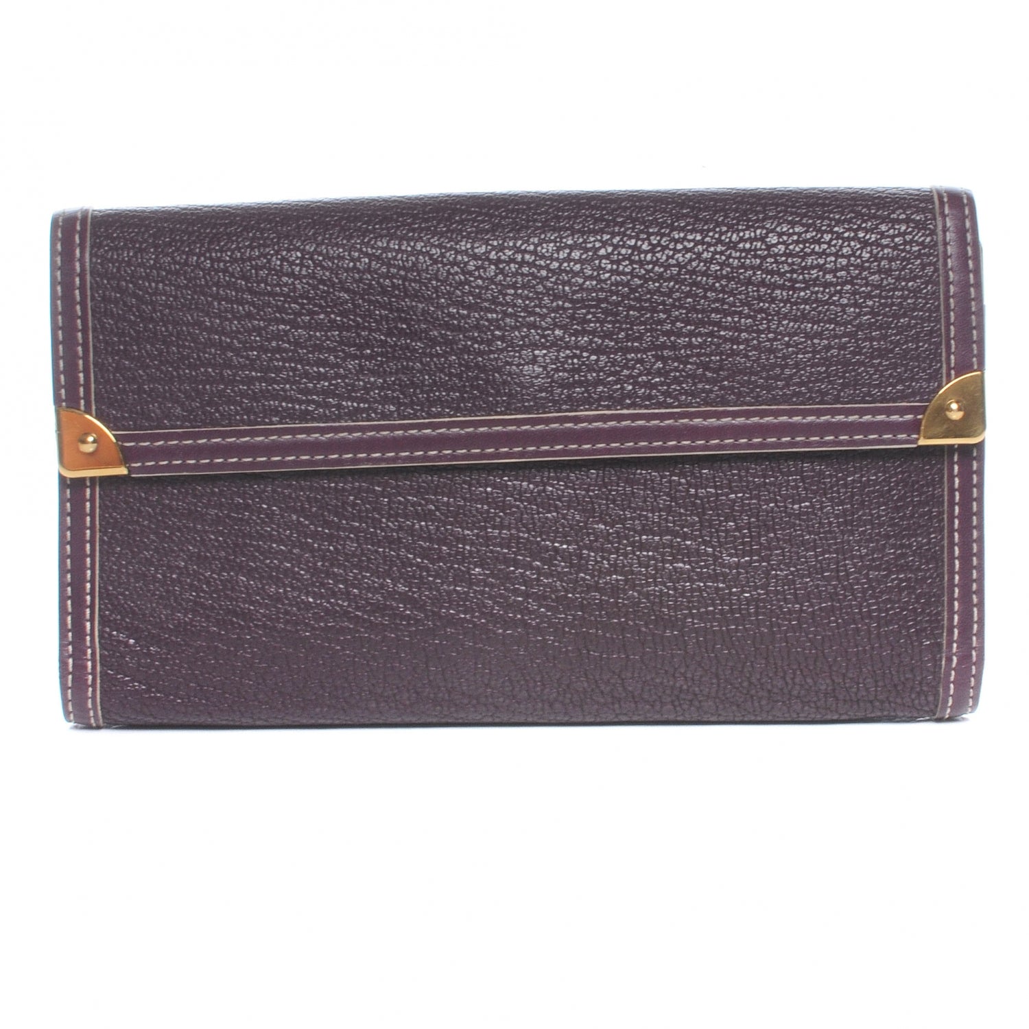 Louis Vuitton Suhali Porte Tresor International Wallet Prune 1 of 6