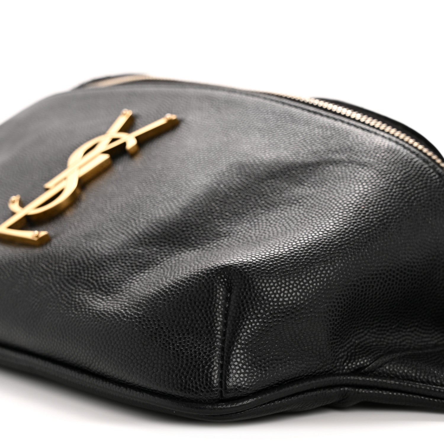 Saint Laurent Grain De Poudre Monogram Belt Bag Black 10 of 15