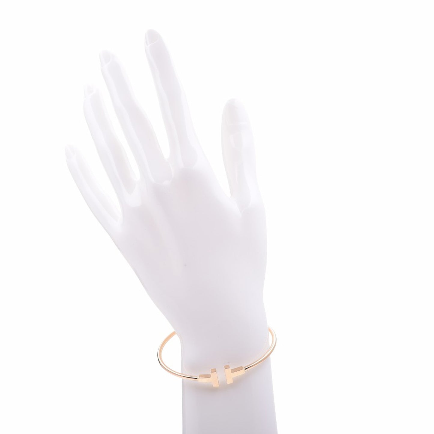 18K Yellow Gold T Wire Bracelet