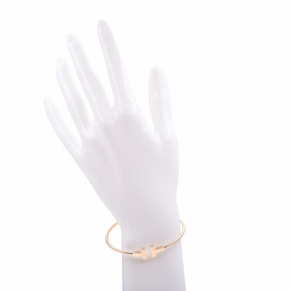 Tiffany 18K Yellow Gold T Wire Bracelet 2 of 5