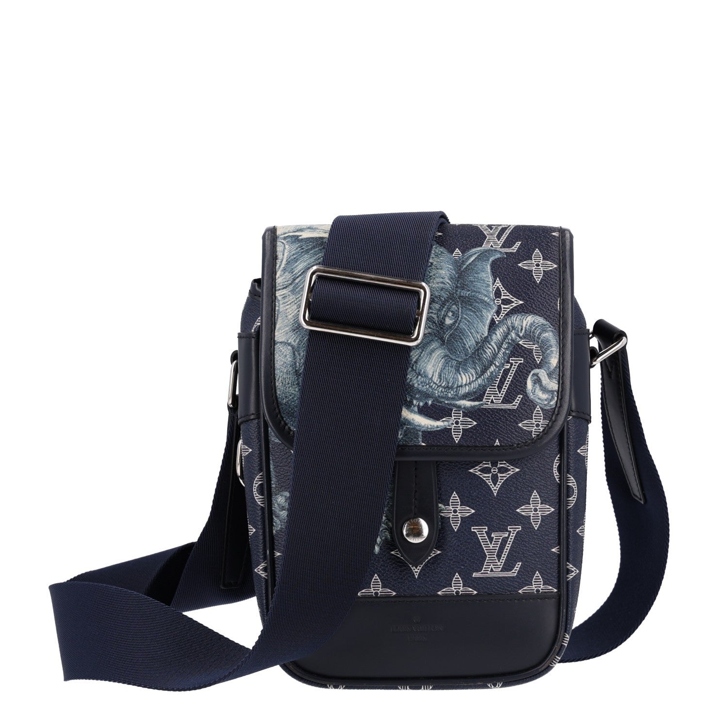 Louis Vuitton Savane Monogram Elephant Chapman Messenger BB Encre 1 of 9