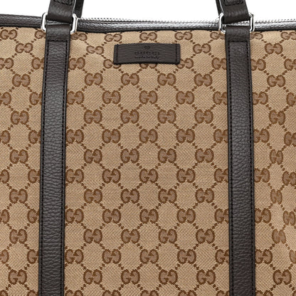 Gucci GG Monogram Large Joy Tote Bag Dark Brown 8 of 10