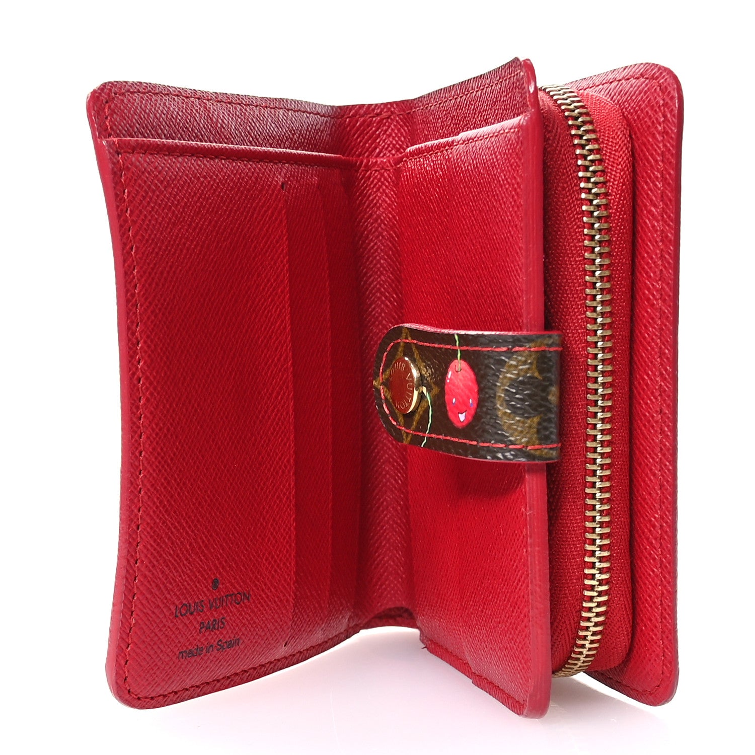 Louis Vuitton Monogram Cerises Compact Zippe Wallet 5 of 7