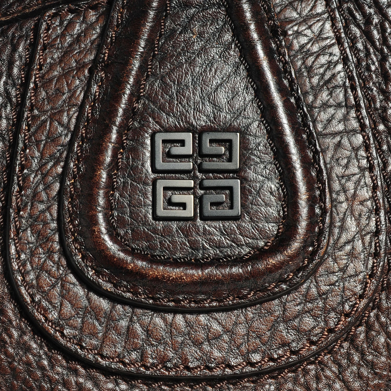 Givenchy Pebbled Calfskin Large Nightingale Brown 8 of 9