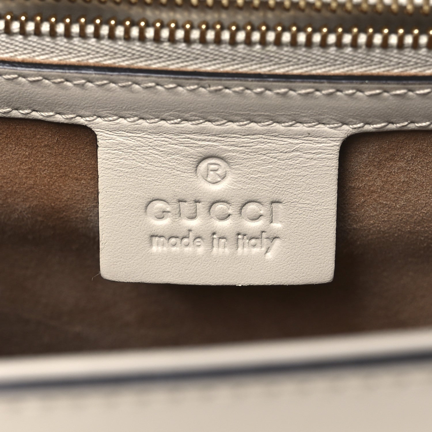 Gucci Calfskin Small Sylvie Shoulder Bag Off White 6 of 13