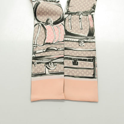 Louis Vuitton Silk Monogram Trunks Bandeau Rose Poudre 3 of 5