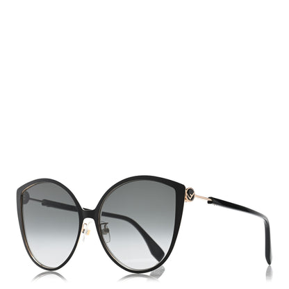 Fendi Cat Eye F is Fendi Sunglasses FF 0395/F/S Black 1 of 6