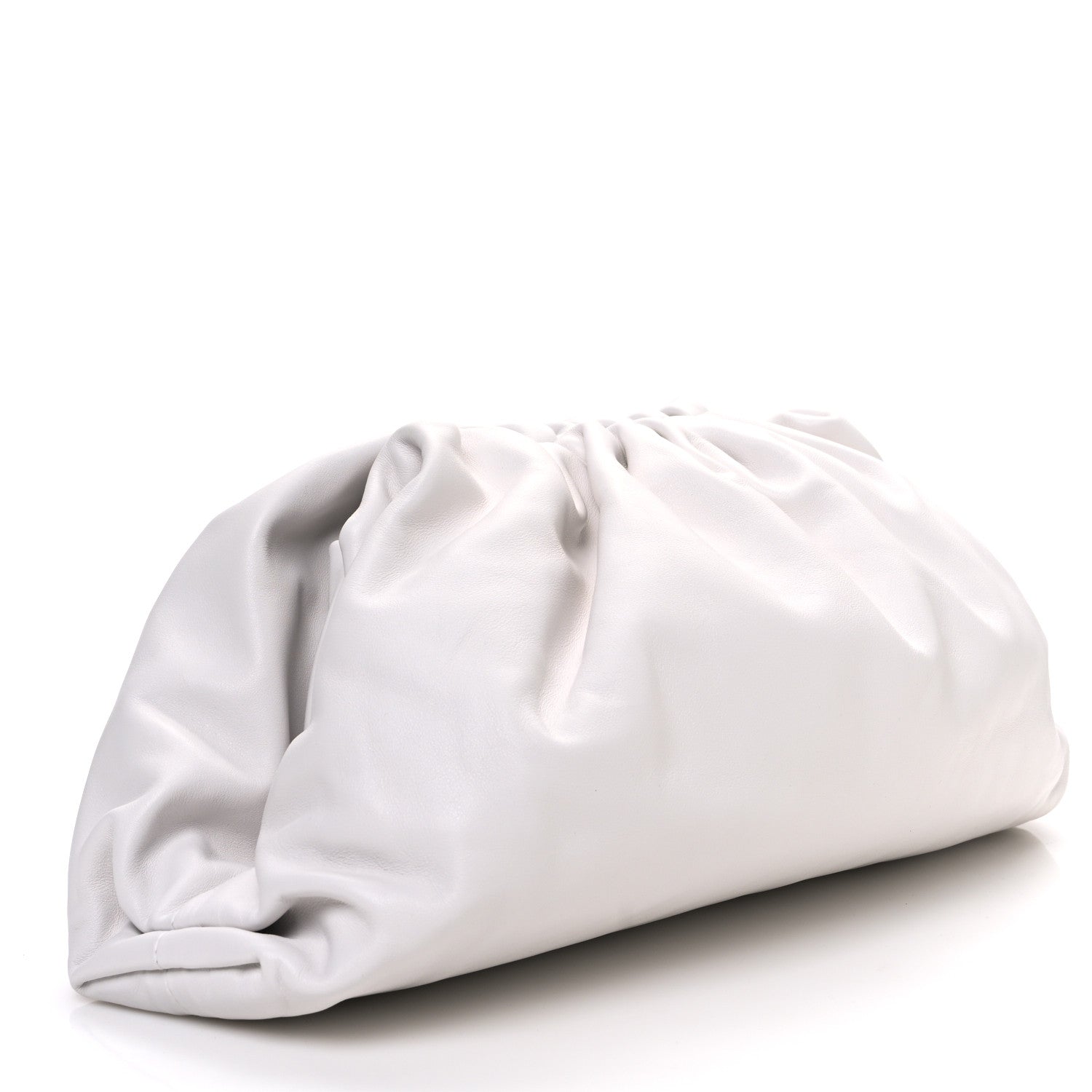 Bottega Veneta Smooth Butter Calf The Pouch Oversized Clutch Mist 3 of 10