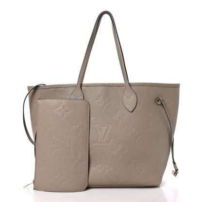 Louis Vuitton Empreinte Monogram Giant Neverfull MM Tourterelle 3 of 10