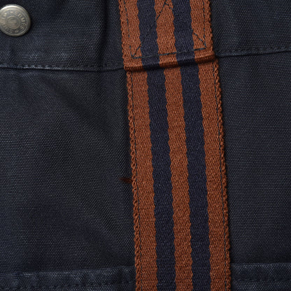 Hermes Canvas Fourre Tout MM Navy Brown 16 of 16