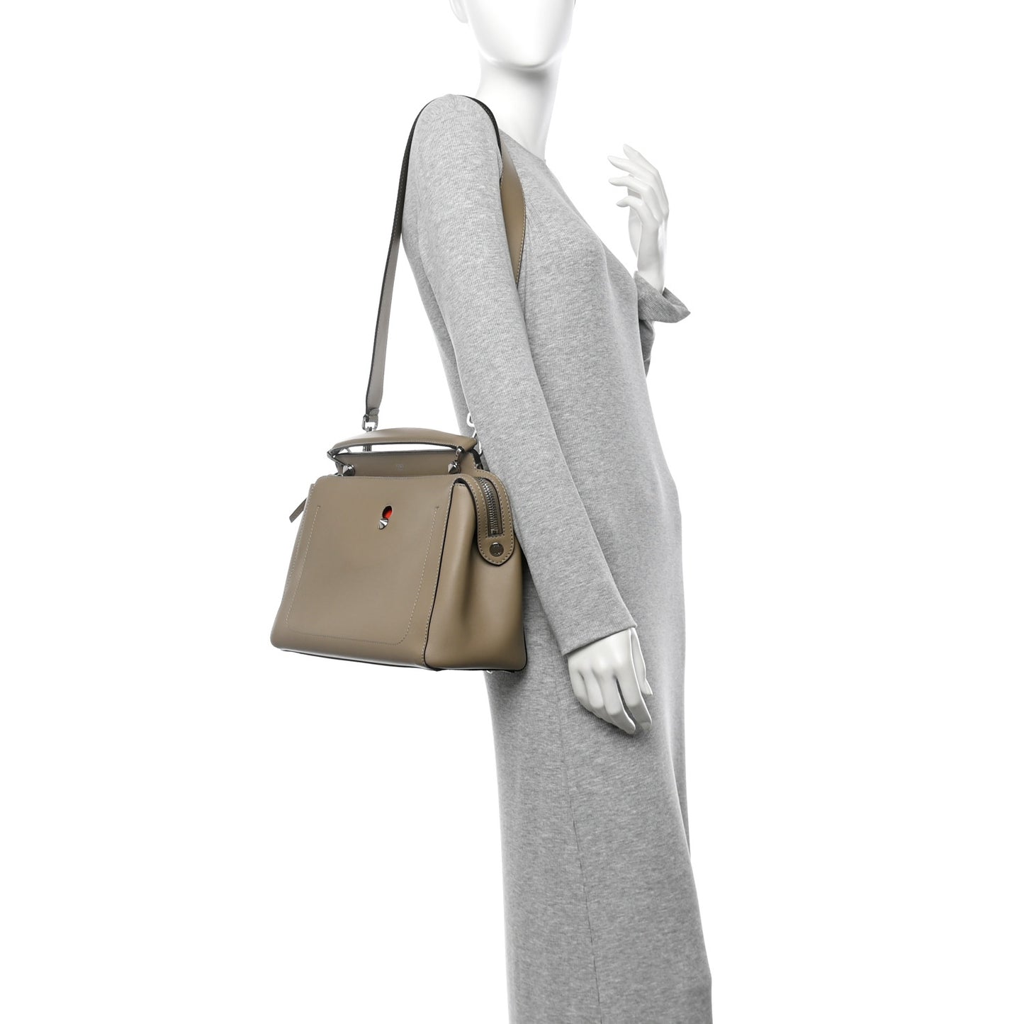 Vitello Baltico Dolce DotCom Satchel Tortora Papavero