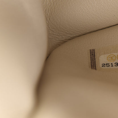 Chanel Caviar Quilted Jumbo Double Flap Light Beige 10 of 14