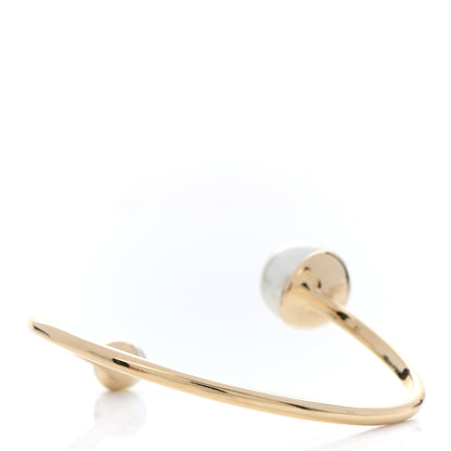 Christian Dior Metal Double Pearl Bracelet Gold 3 of 5