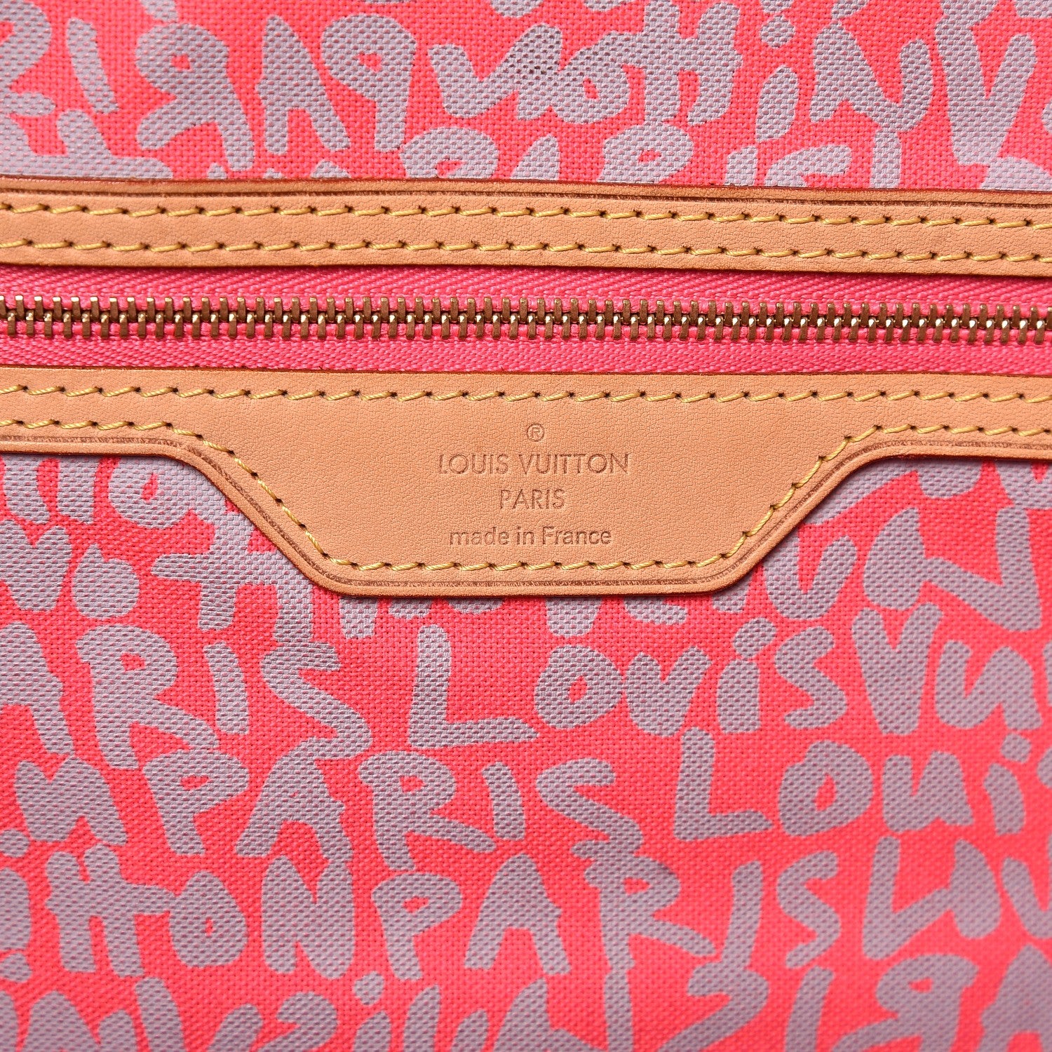 Louis Vuitton Monogram Graffiti Neverfull GM Fuchsia 6 of 13