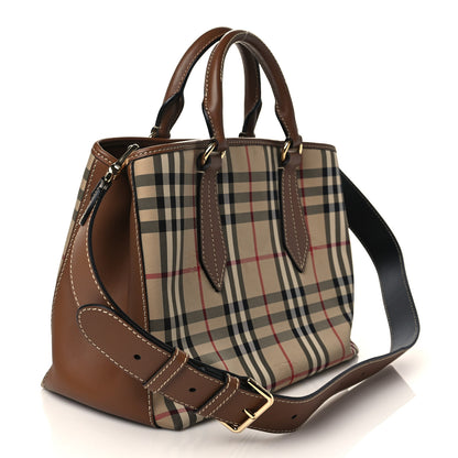 Burberry Horseferry Check Medium Ballingdon Tote Honey Tan 3 of 7