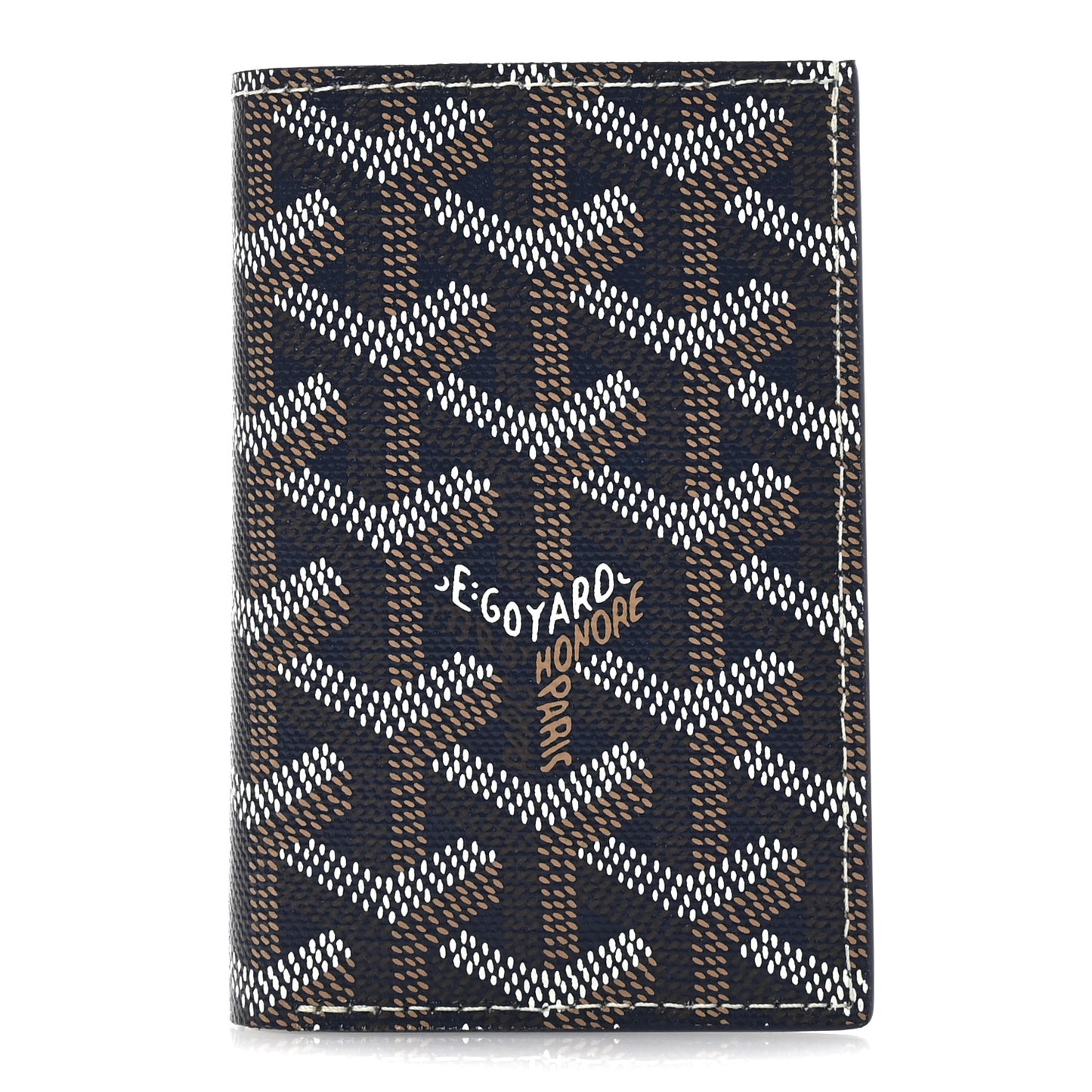 Goyardine Saint Pierre Card Holder Navy