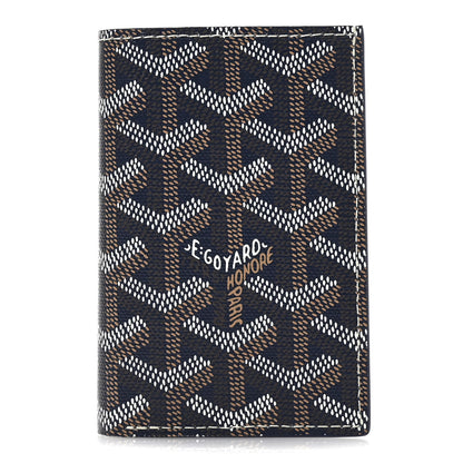 Goyard Goyardine Saint Pierre Card Holder Navy 1 of 7