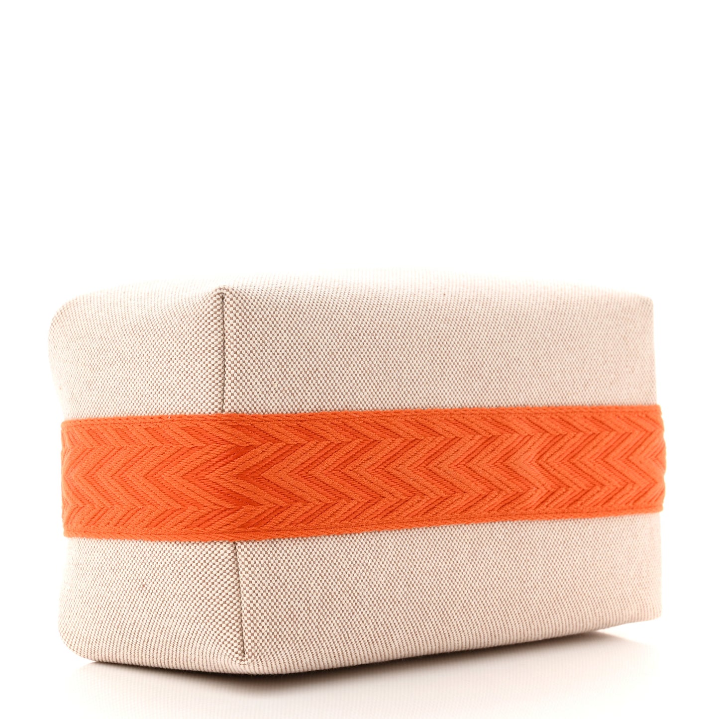 Canvas Small Bride-A-Brac Pouch Natural Orange
