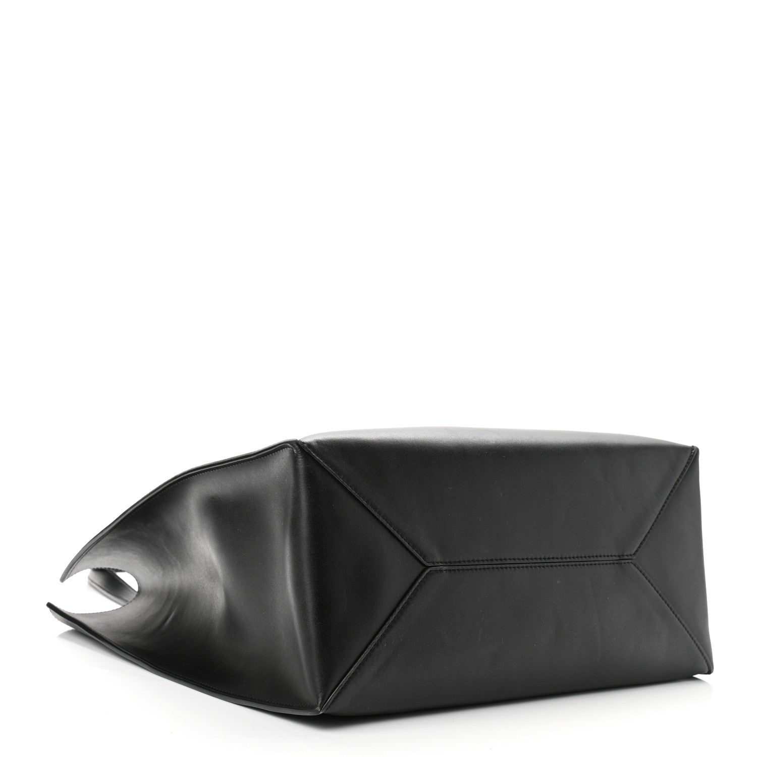 Givenchy Calfskin Logo Debossed Medium Shopper Tote Black 4 of 14