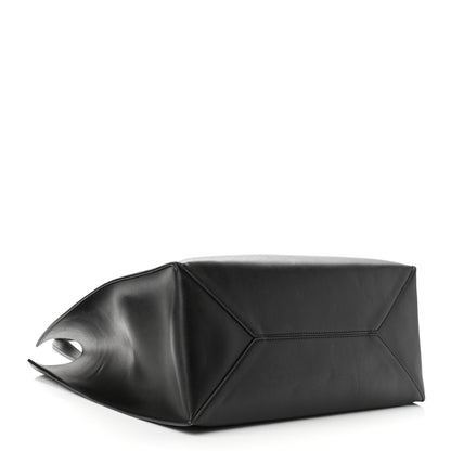Givenchy Calfskin Logo Debossed Medium Shopper Tote Black 4 of 14