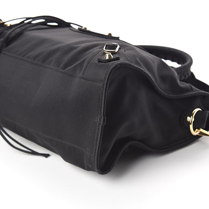 Balenciaga Satin Classic Gold Hardware City Black 9 of 9