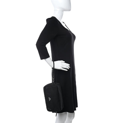 Prada Tessuto Nylon Clutch Wristlet Black 2 of 10