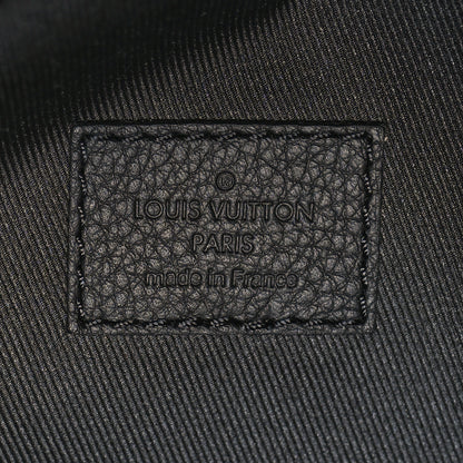 Louis Vuitton Calfskin Shadow Monogram Duo Slingbag Black 6 of 9