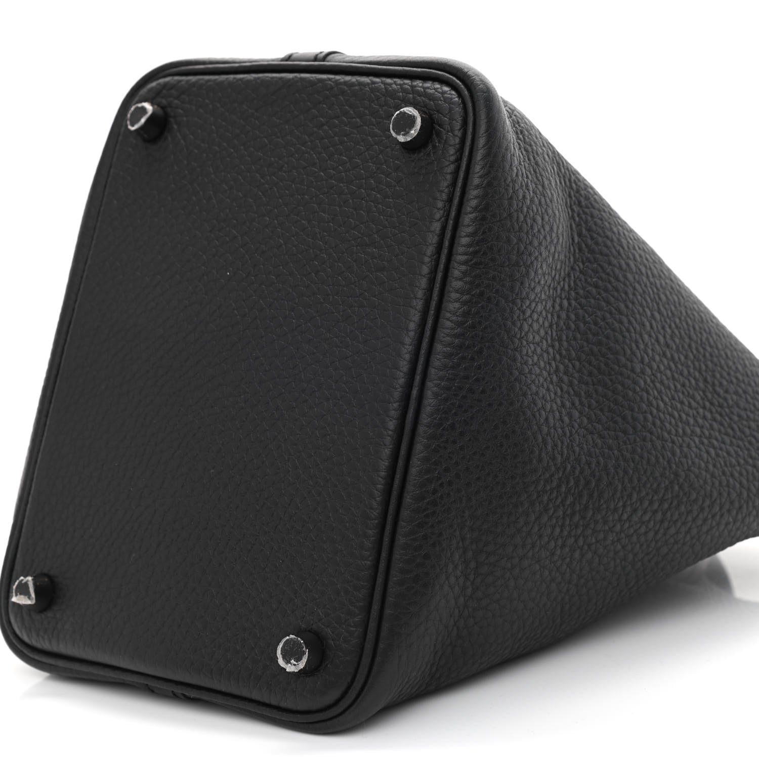 Hermes Taurillon Clemence Monochrome Picotin Lock 18 PM Black 10 of 10