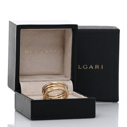 Bulgari 18K Yellow Gold B.Zero1 Three-Band Ring 61 9.5 6 of 6