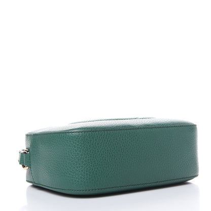 Gucci Pebbled Calfskin Small Soho Disco Bag Emerald Green 4 of 10