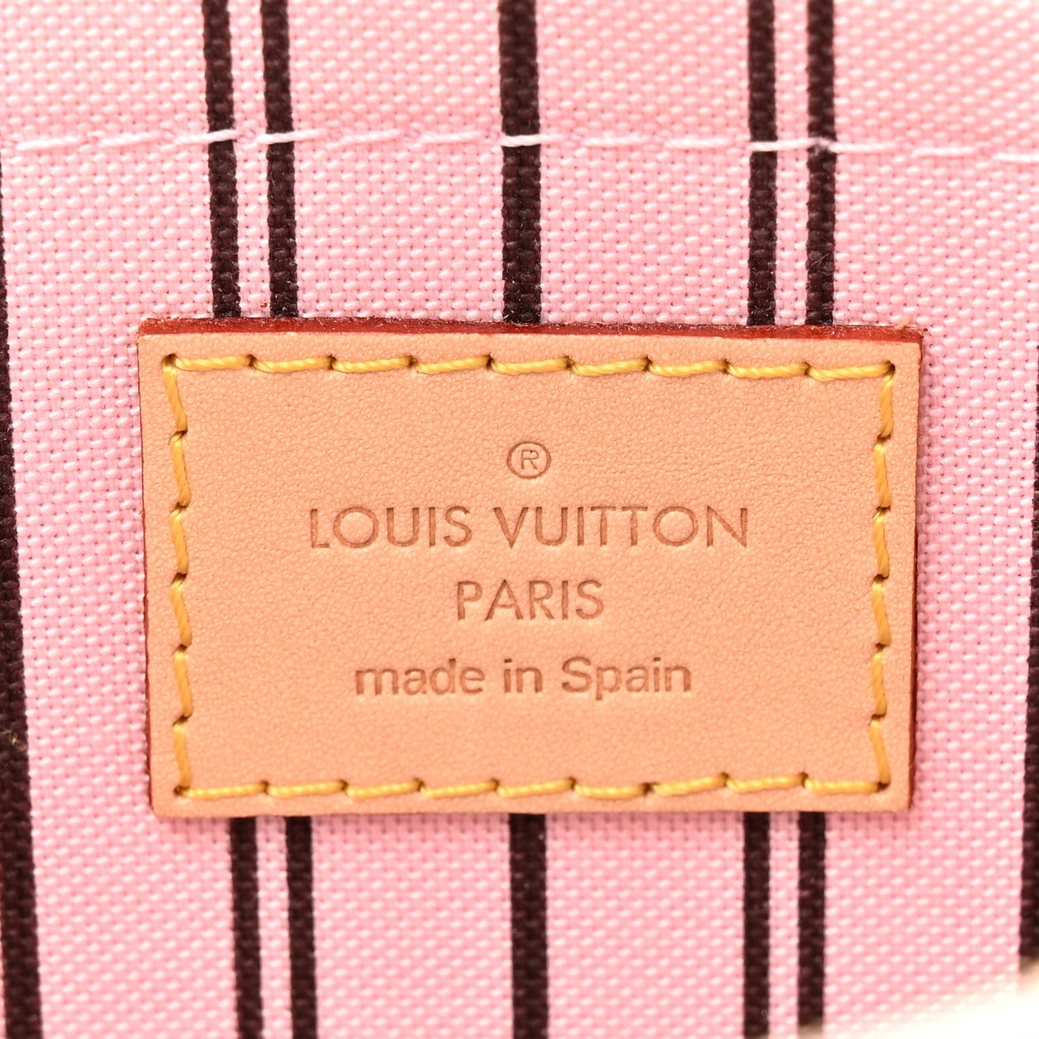 Louis Vuitton Monogram Neverfull MM GM Pochette Rose Ballerine 6 of 11