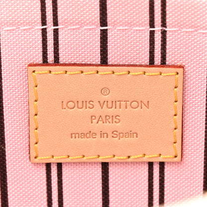 Louis Vuitton Monogram Neverfull MM GM Pochette Rose Ballerine 6 of 11