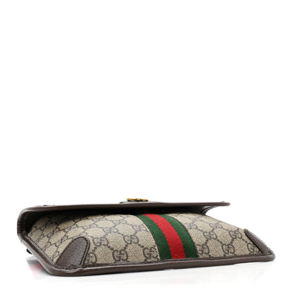 Gucci GG Supreme Monogram Web Small Ophidia Belt Bag Brown 4 of 9