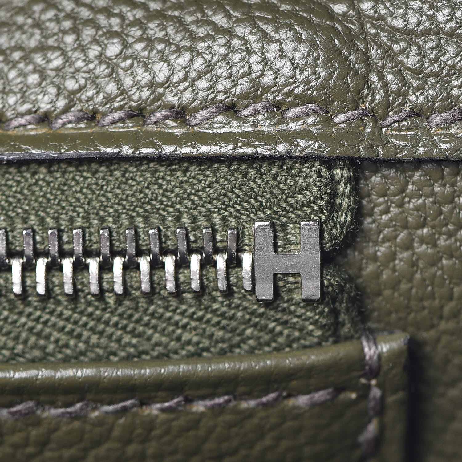 Hermes Togo Birkin 25 Vert Olive 31 of 38