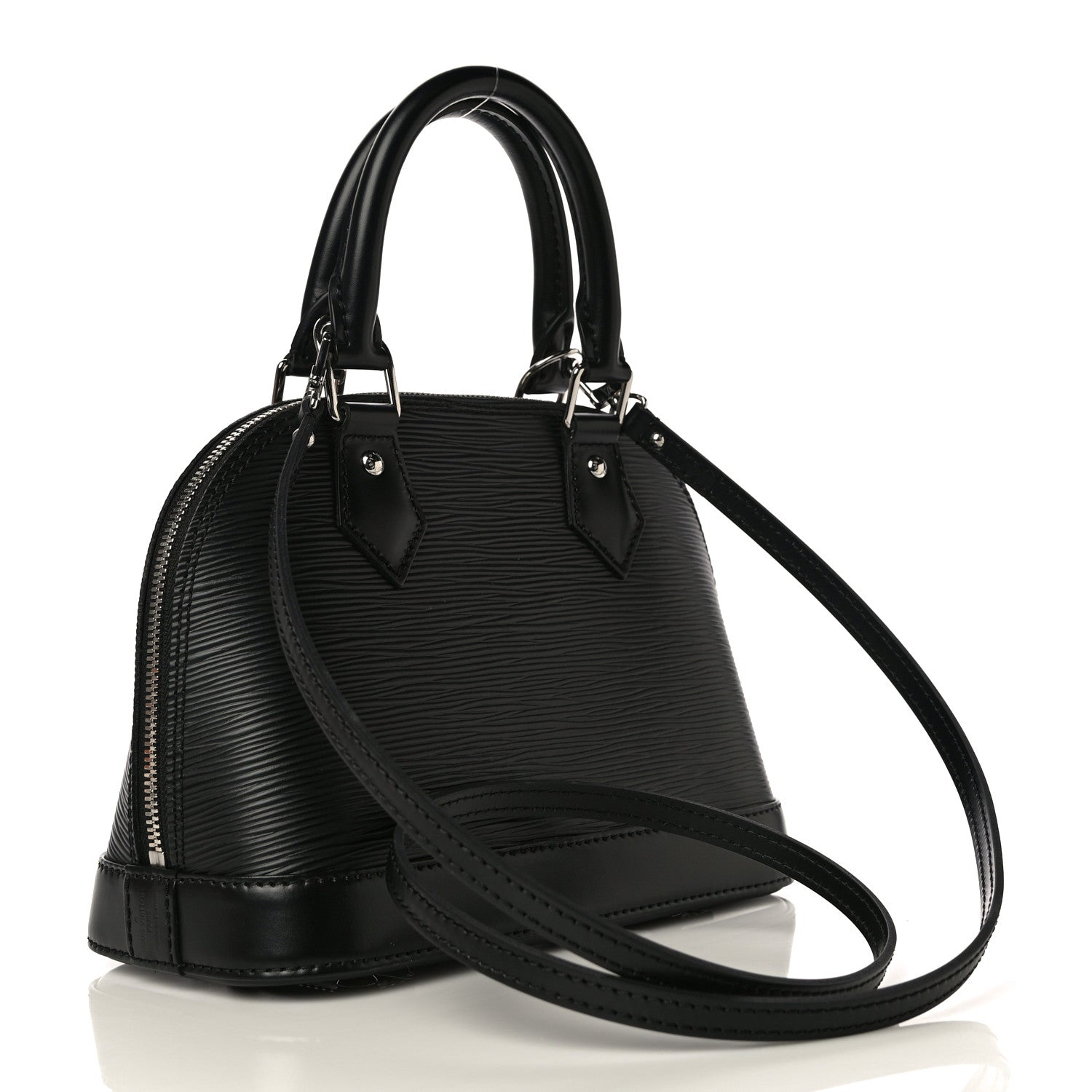 Louis Vuitton Epi Alma BB Black 3 of 11