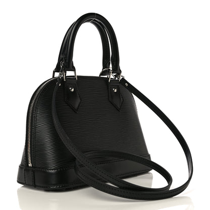 Louis Vuitton Epi Alma BB Black 3 of 11