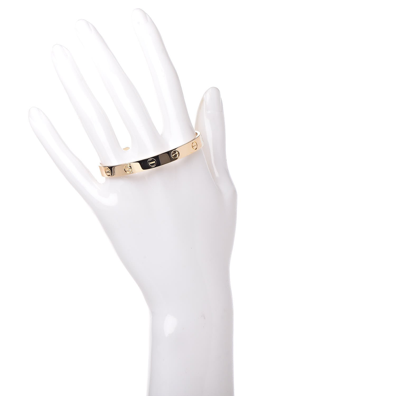 Cartier 18K Yellow Gold LOVE Cuff Bracelet 16 2 of 6