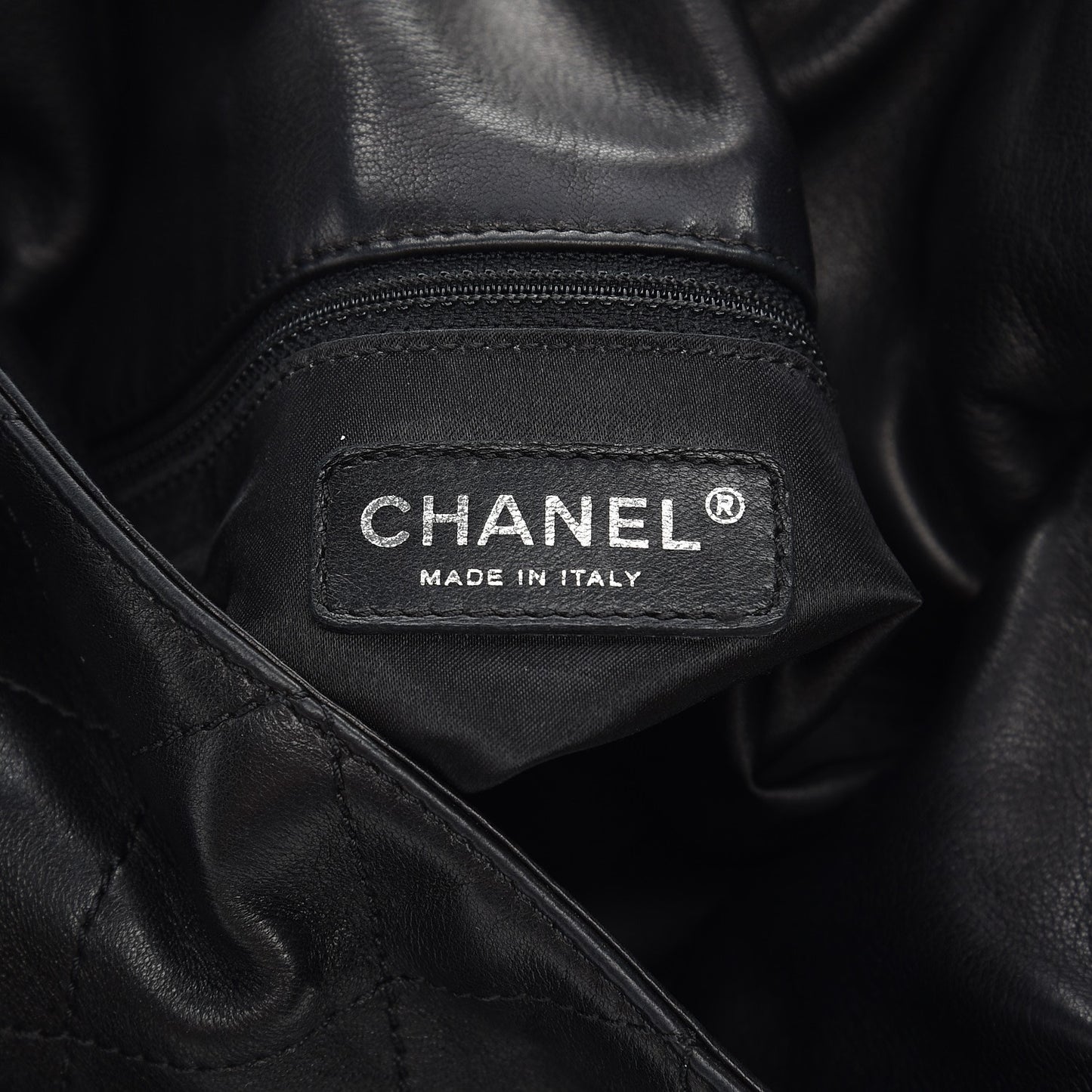 Lambskin Quilted New Lock Flap Black